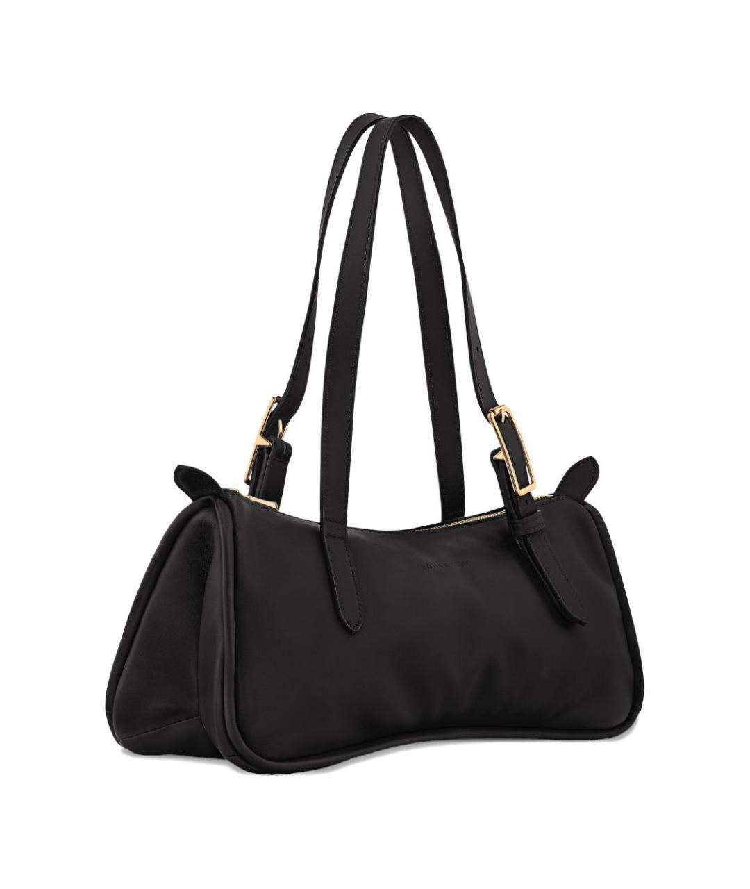 LONGCHAMP Черная сумка с короткими ручками, фото 4