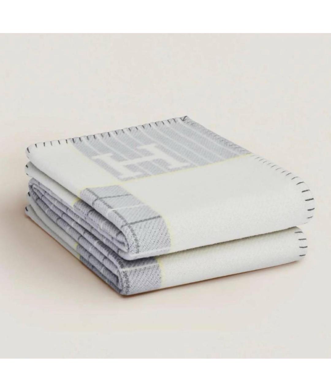 HERMES Мульти шерстяной шарф, фото 2