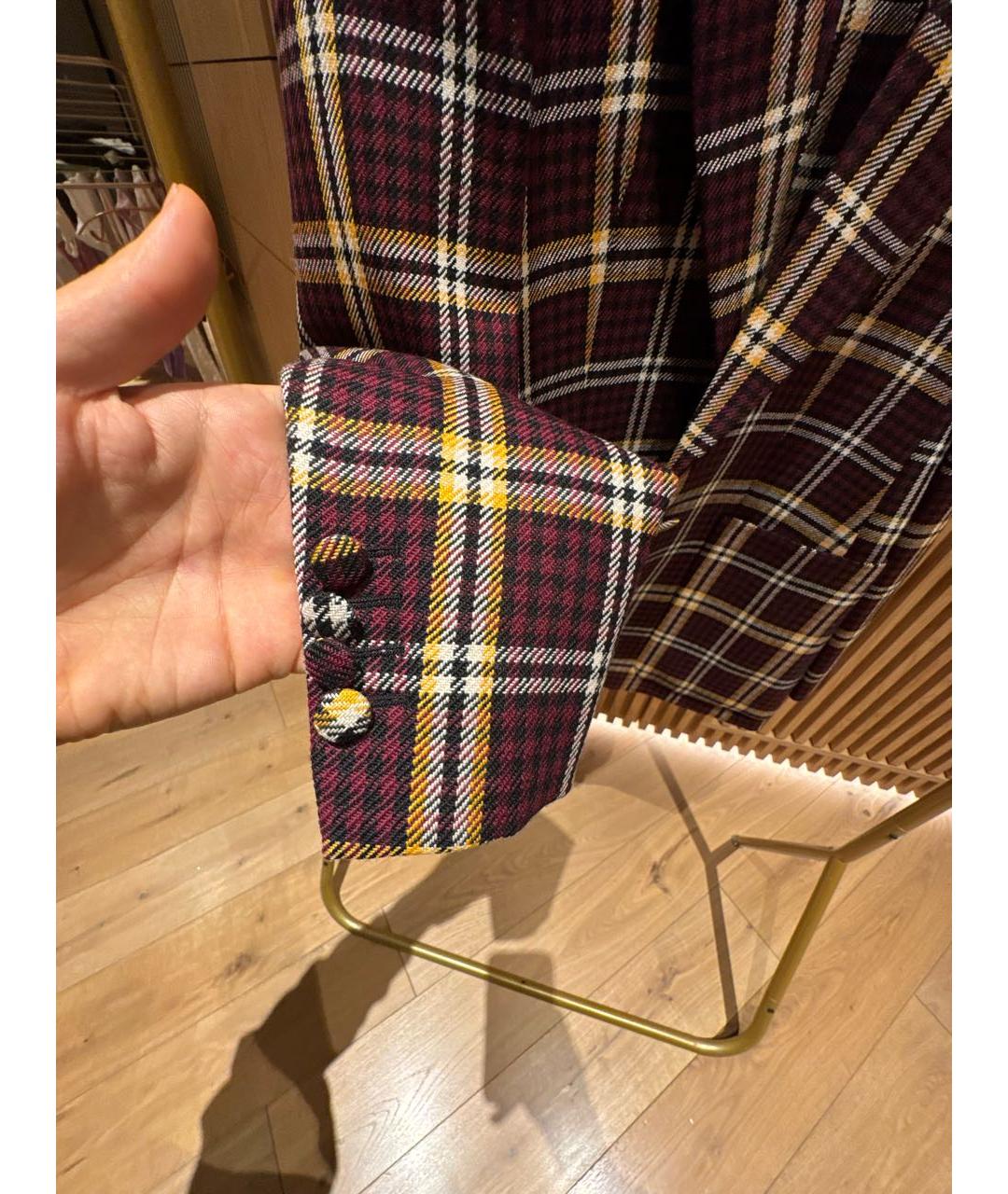 BURBERRY Мульти шерстяной жакет/пиджак, фото 4