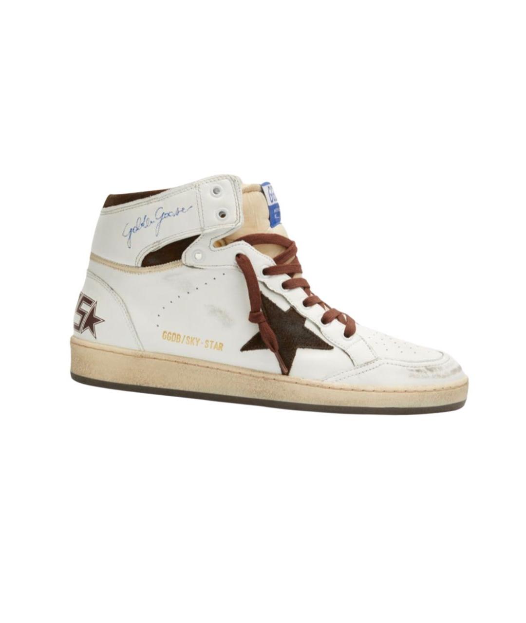 GOLDEN GOOSE DELUXE BRAND Белые кожаные кеды, фото 9