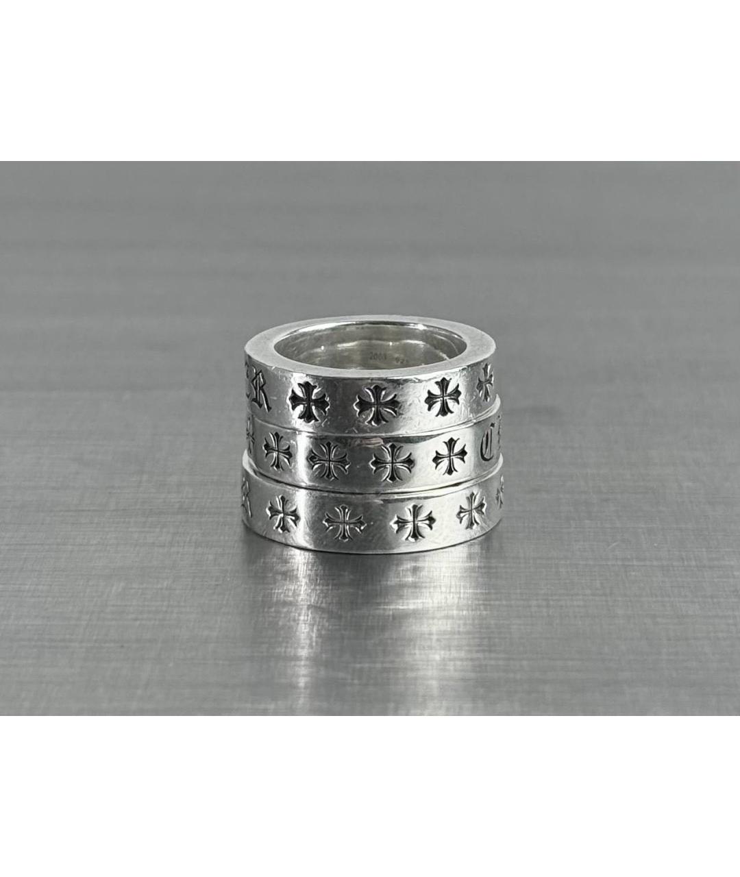 CHROME HEARTS Серебряное серебряное кольцо, фото 4