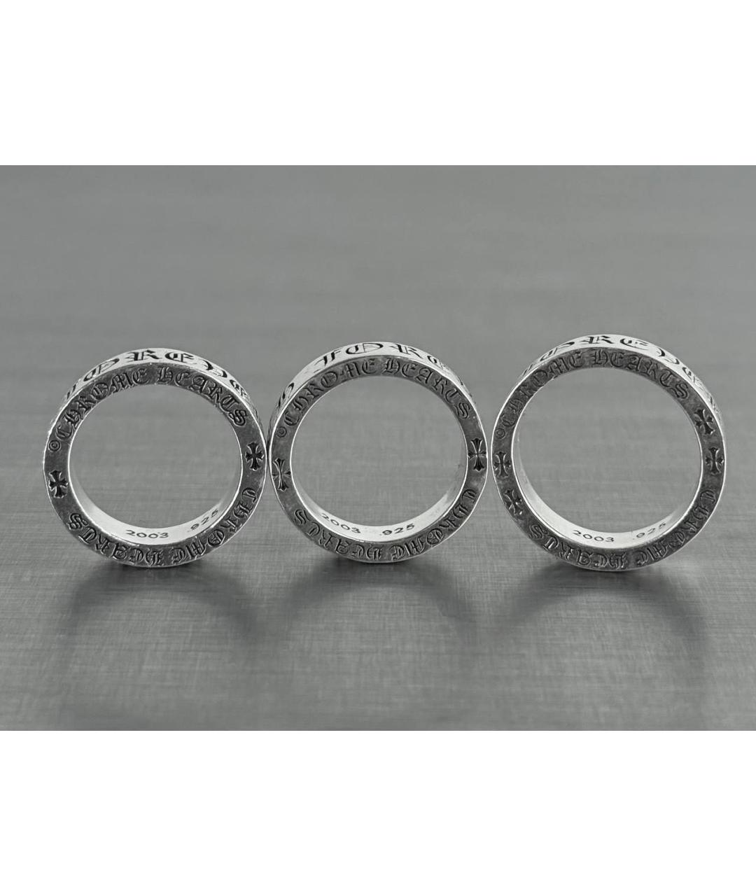 CHROME HEARTS Серебряное серебряное кольцо, фото 4