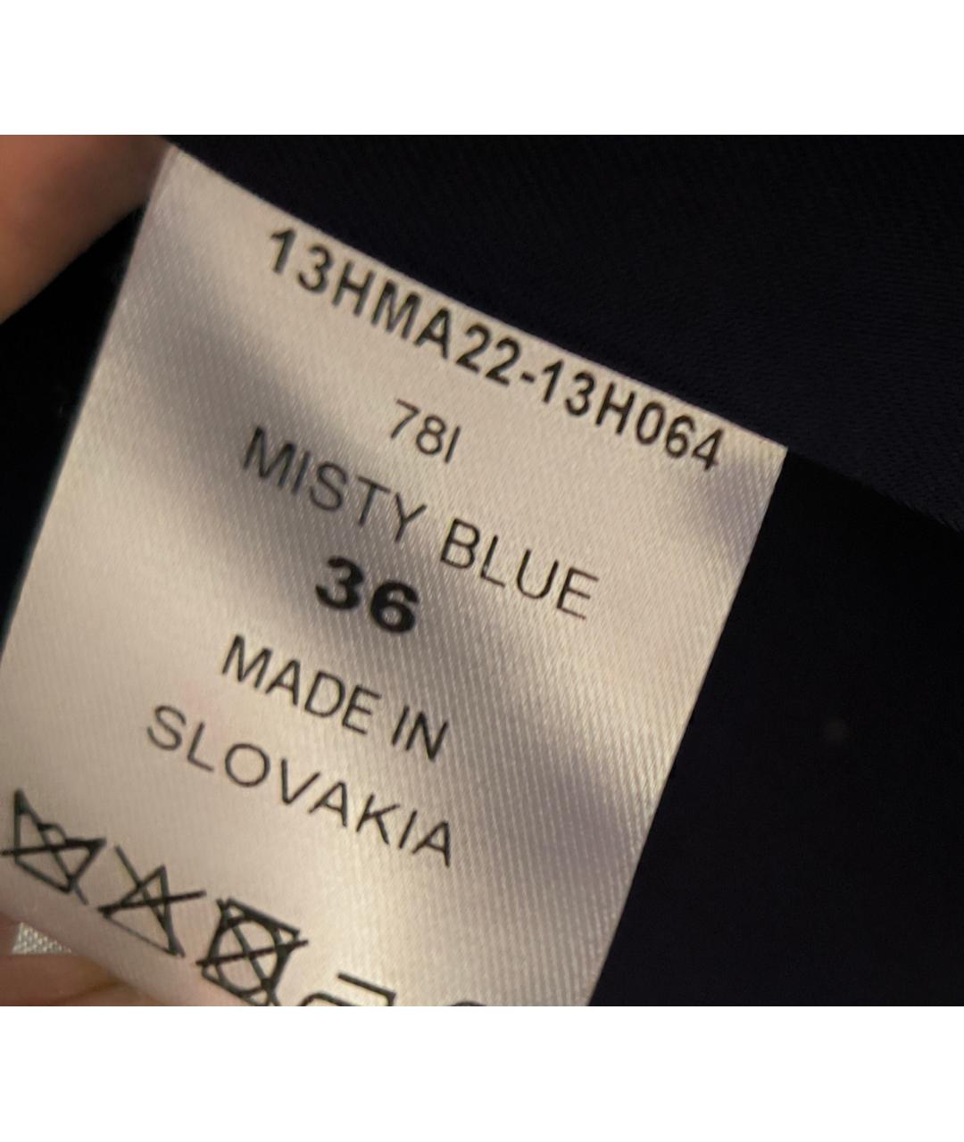 CHLOE Голубое шерстяное пальто, фото 6