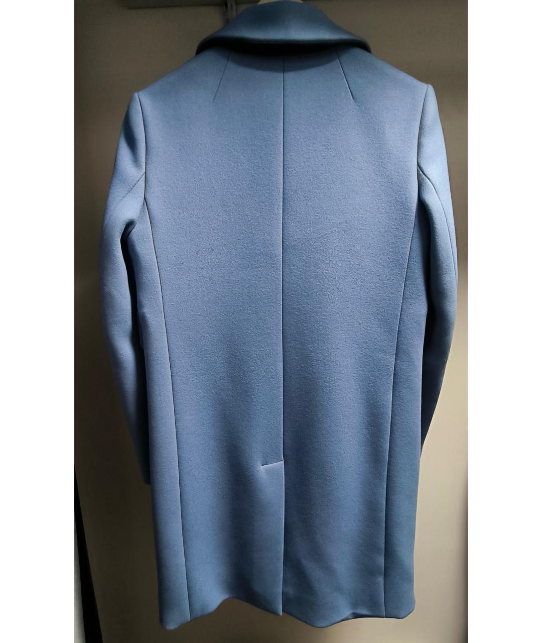 CHLOE Голубое шерстяное пальто, фото 2