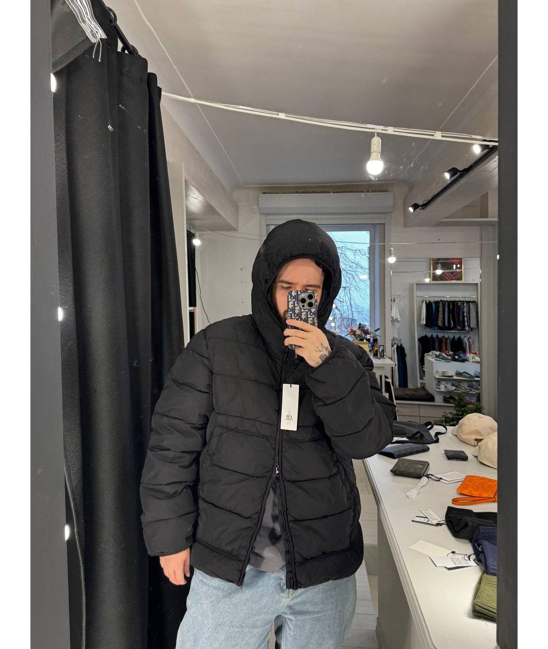 CP COMPANY Зеленый полиамидовый пуховик, фото 6