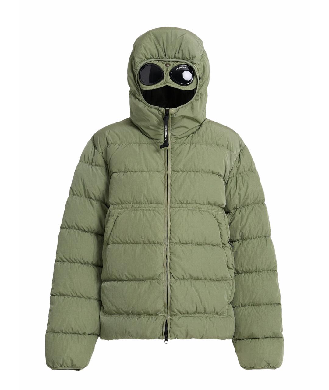 CP COMPANY Зеленый полиамидовый пуховик, фото 1