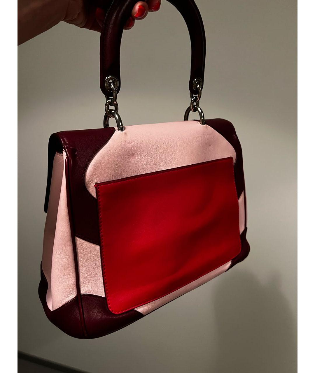 CHRISTIAN DIOR Мульти кожаная сумка с короткими ручками, фото 3