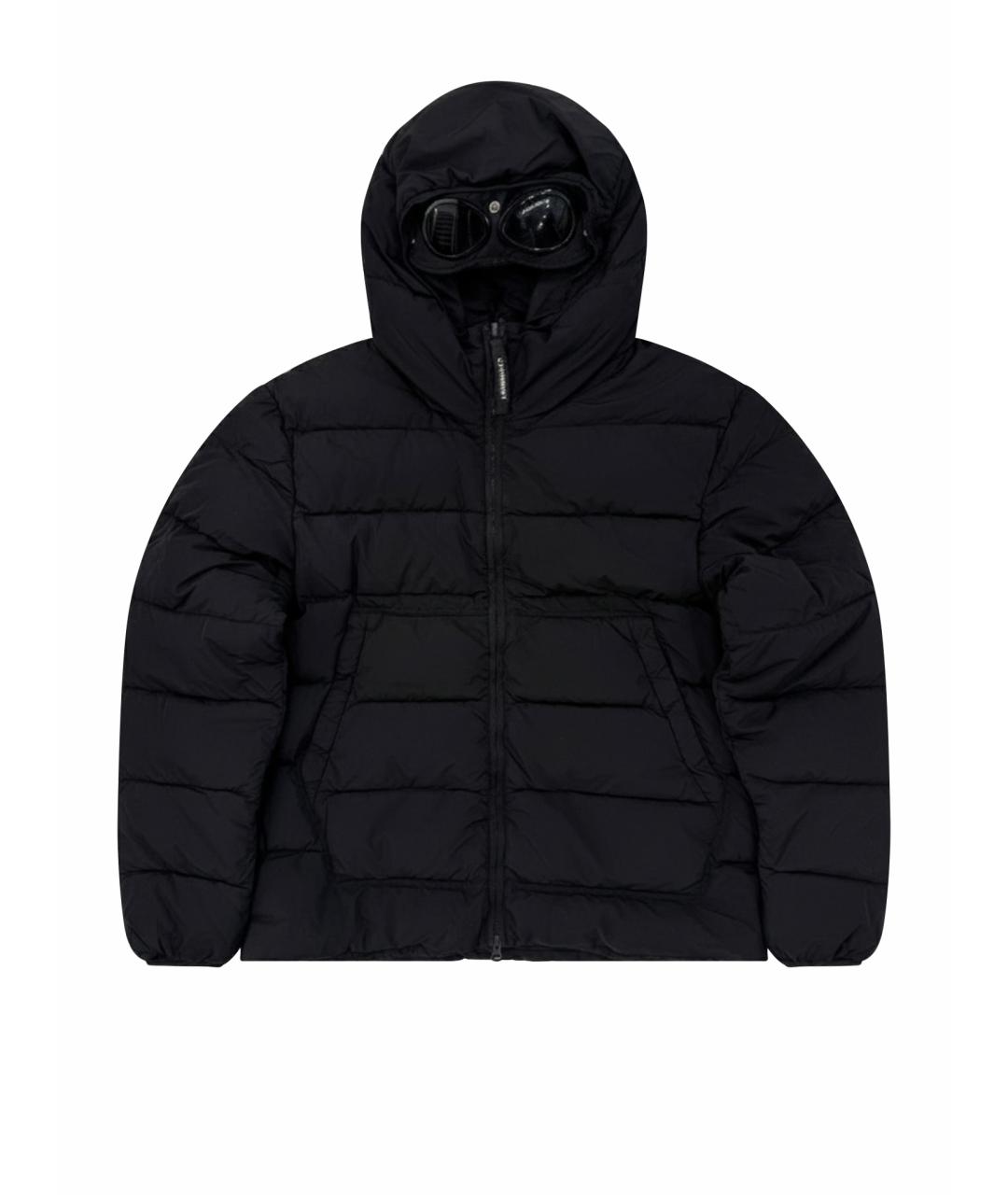 CP COMPANY Черный полиамидовый пуховик, фото 1