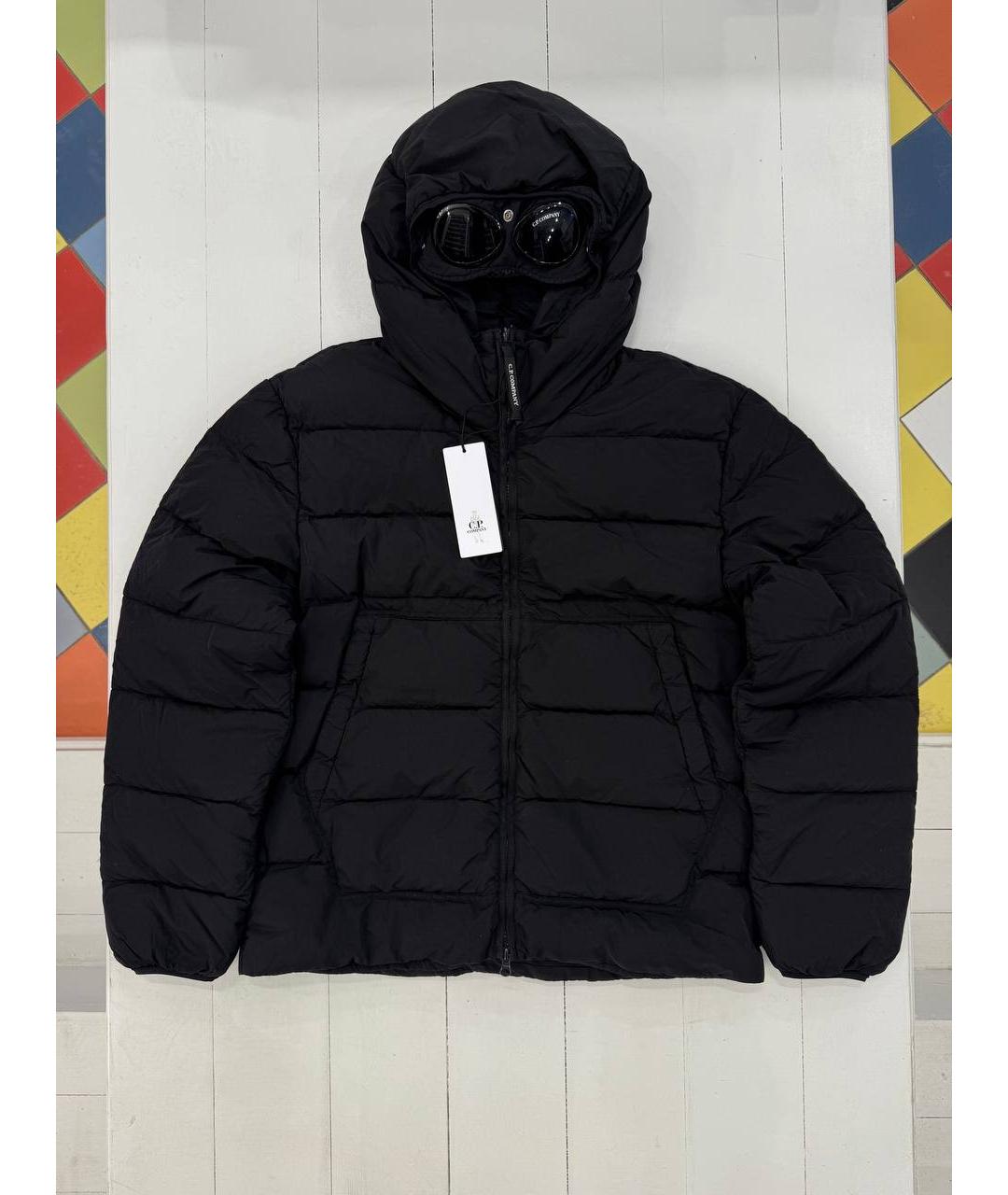 CP COMPANY Черный полиамидовый пуховик, фото 8