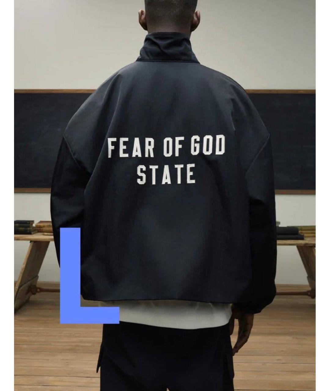 FEAR OF GOD ESSENTIALS Черная куртка, фото 3