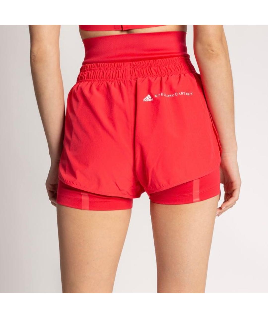 ADIDAS BY STELLA MCCARTNEY Красные полиэстеровые спортивные брюки и шорты, фото 6