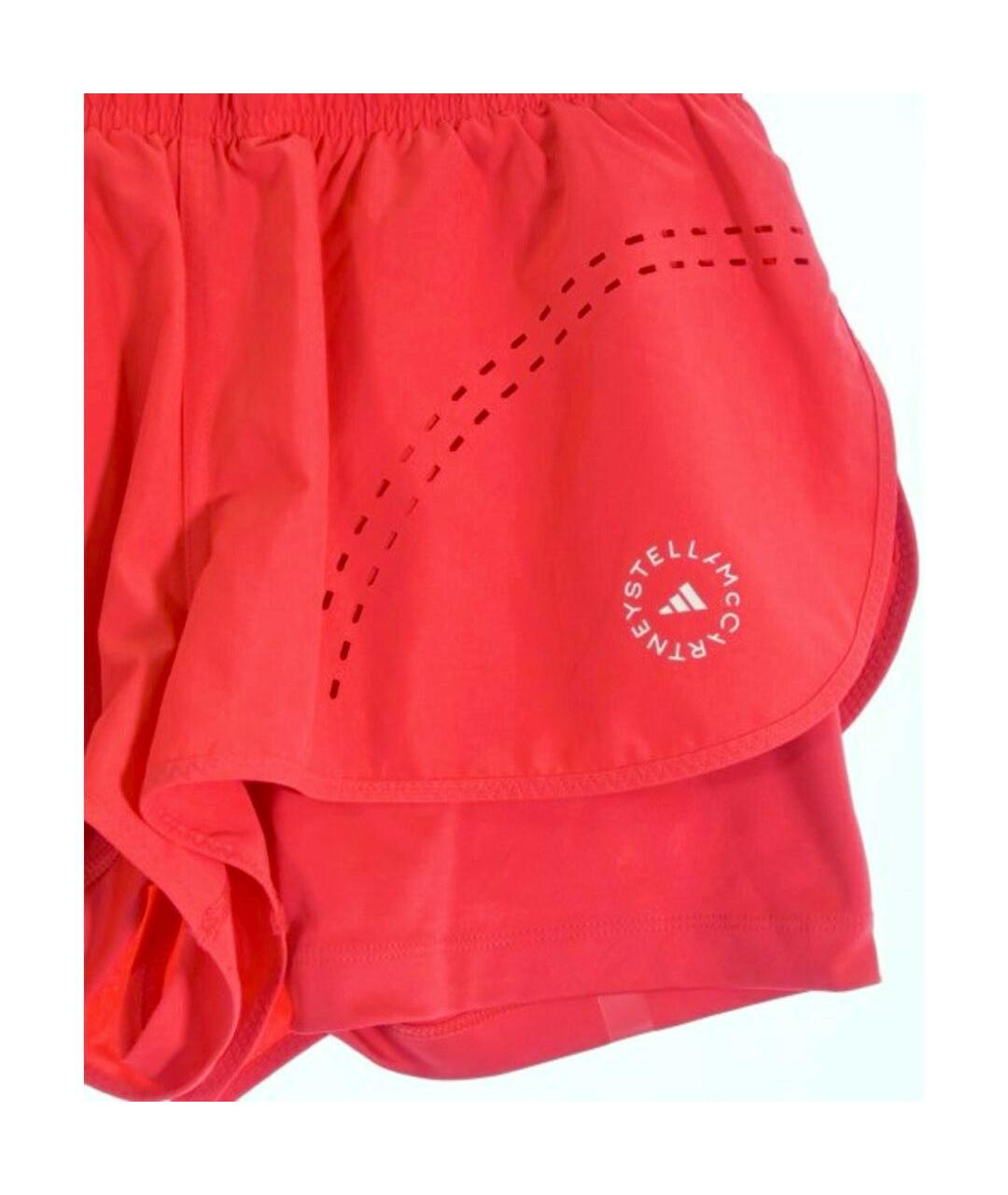 ADIDAS BY STELLA MCCARTNEY Красные полиэстеровые спортивные брюки и шорты, фото 3