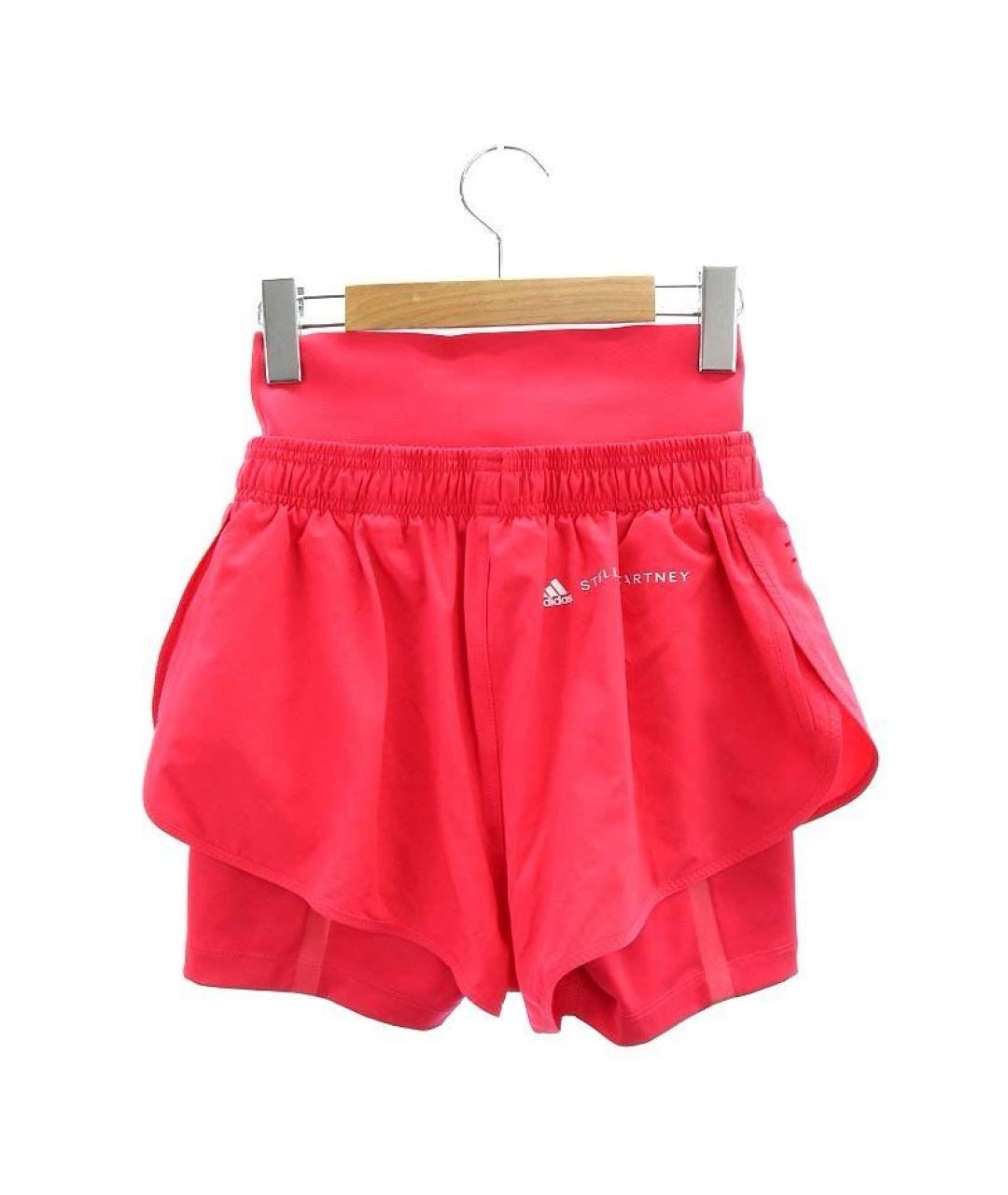 ADIDAS BY STELLA MCCARTNEY Красные полиэстеровые спортивные брюки и шорты, фото 2