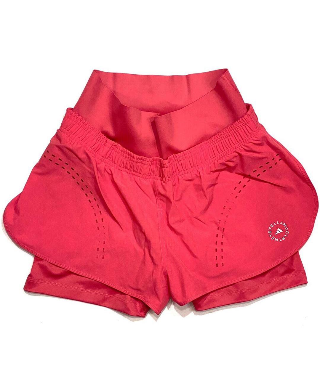 ADIDAS BY STELLA MCCARTNEY Красные полиэстеровые спортивные брюки и шорты, фото 4