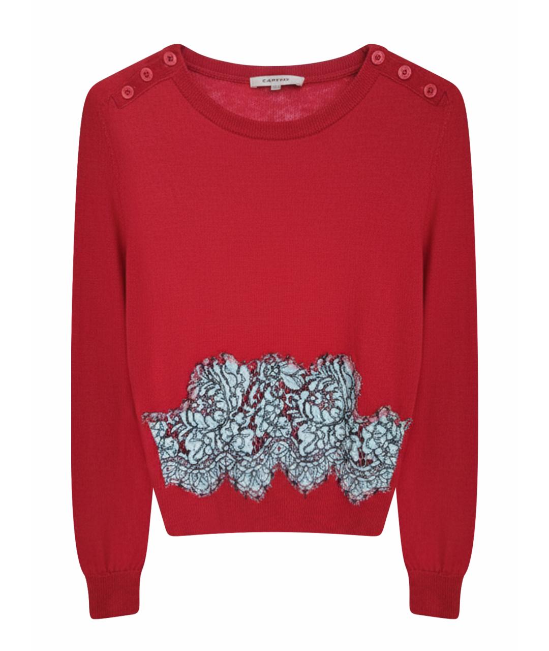 Carven Красный шерстяной джемпер / свитер, фото 1