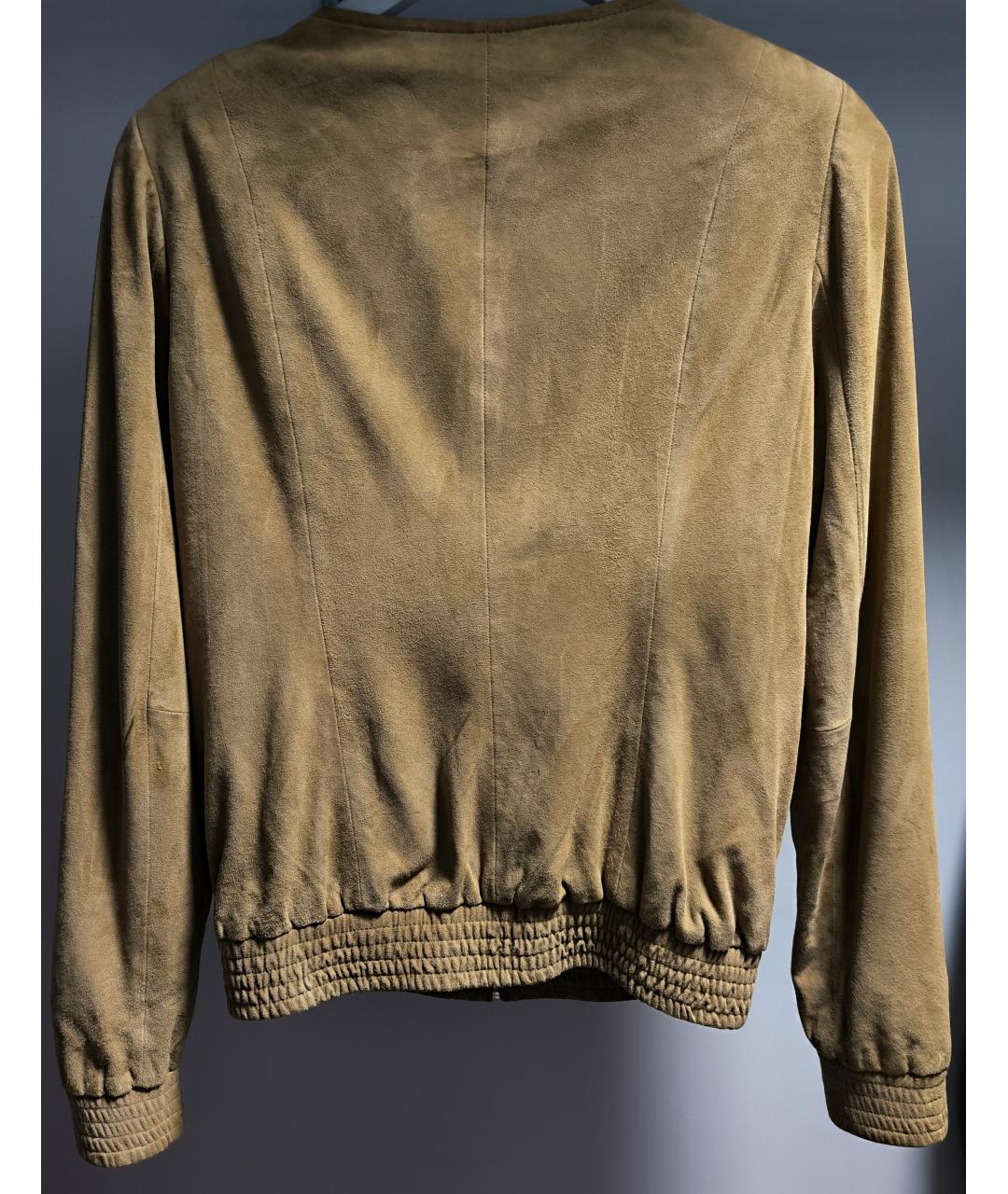 BA&SH Золотая замшевая куртка, фото 2