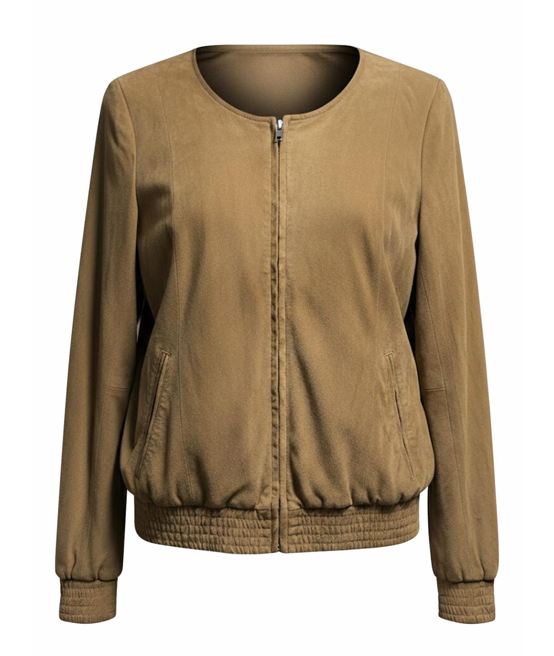 BA&SH Золотая замшевая куртка, фото 1