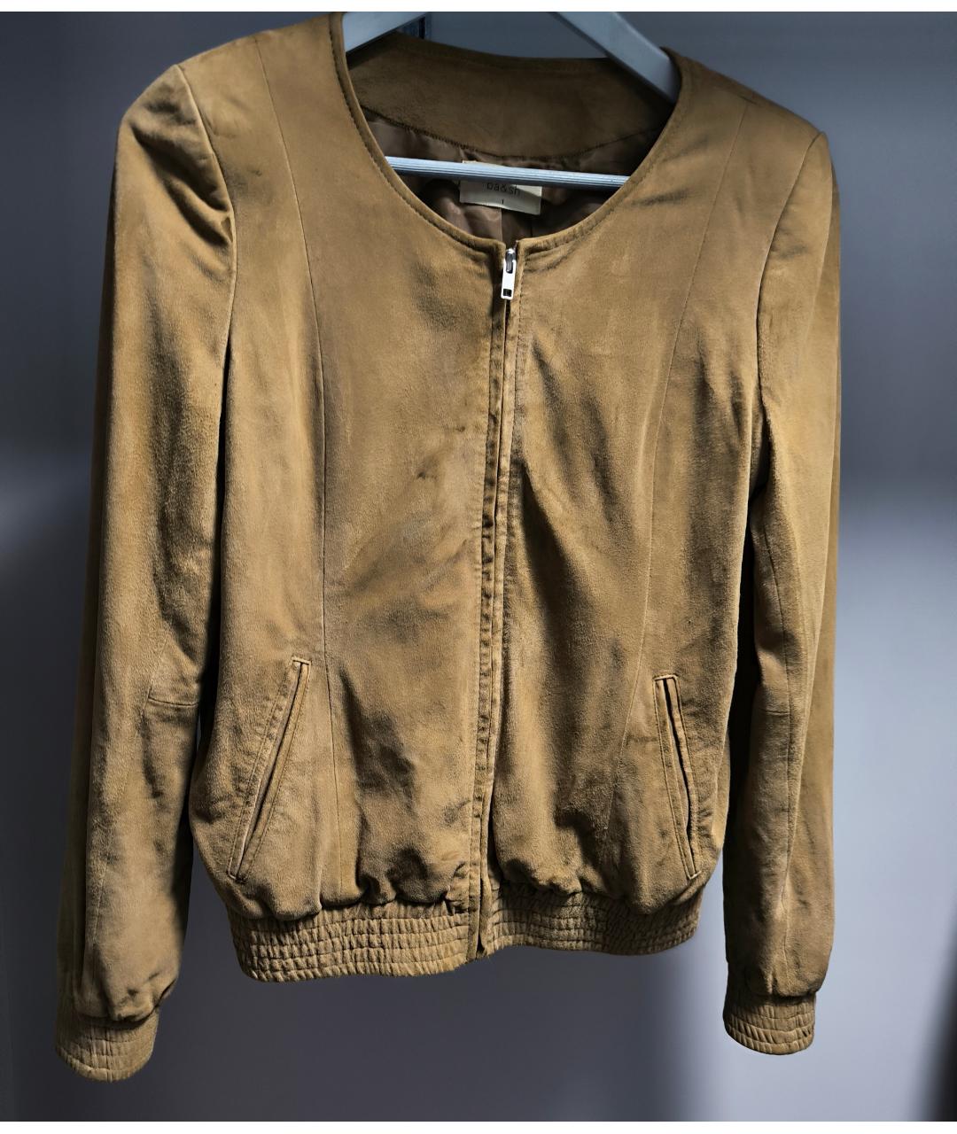 BA&SH Золотая замшевая куртка, фото 8