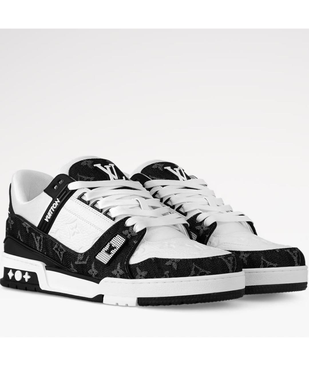 LOUIS VUITTON Белые низкие кроссовки / кеды, фото 1