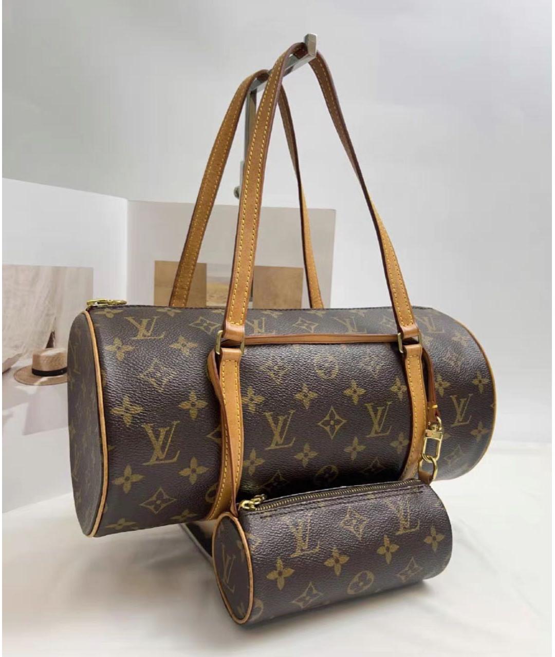 LOUIS VUITTON Коричневая сумка через плечо, фото 3