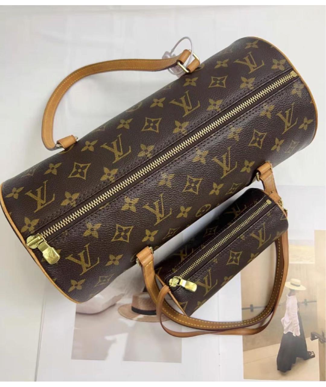 LOUIS VUITTON Коричневая сумка через плечо, фото 2