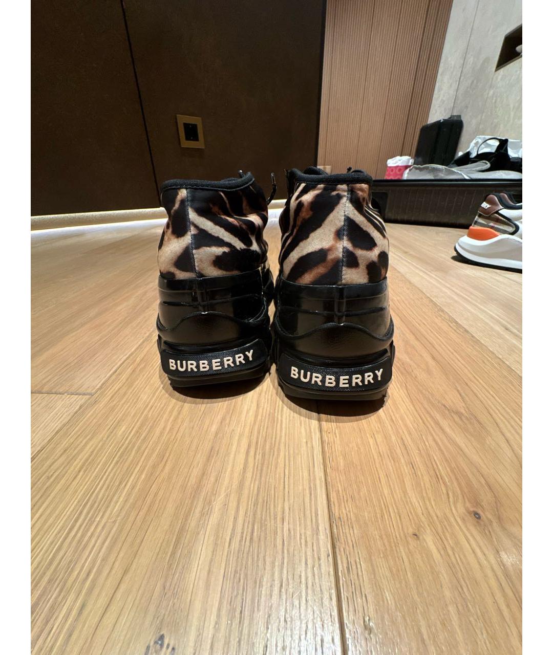 BURBERRY Мульти неопреновые кроссовки, фото 4