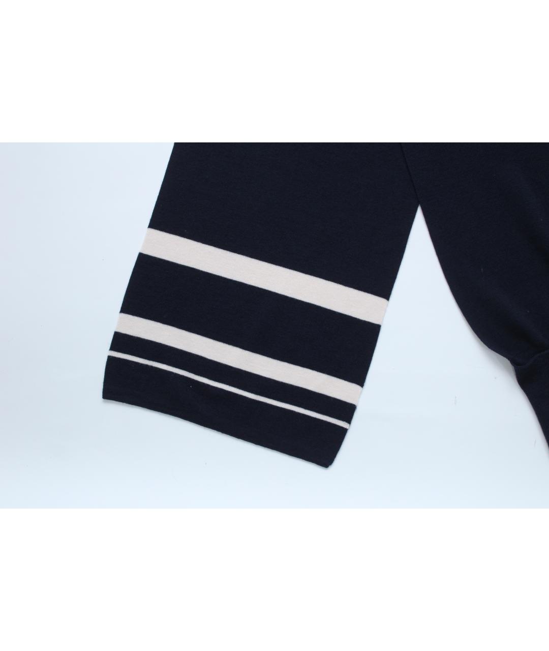 'S MAX MARA Синий шерстяной шарф, фото 8