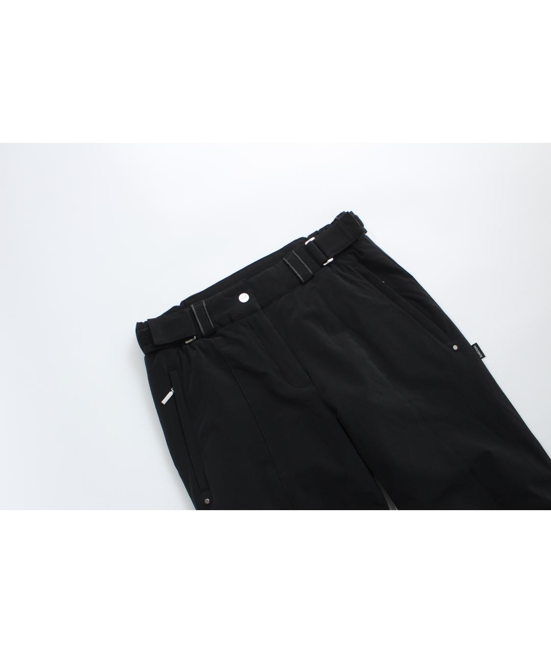 DESCENTE Черные полиэстеровые спортивные брюки и шорты, фото 3