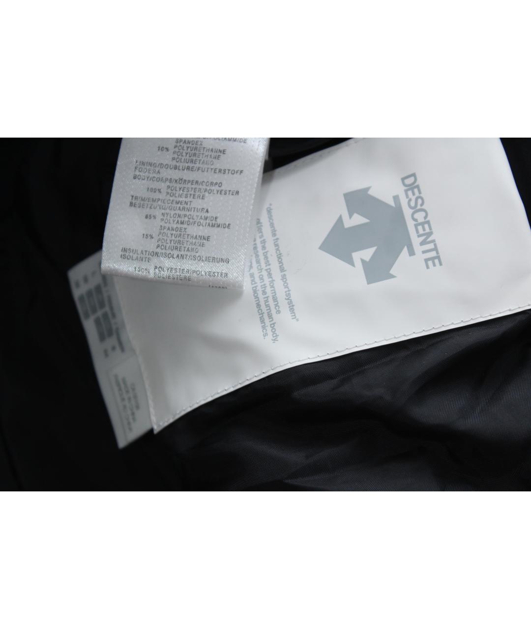 DESCENTE Черные полиэстеровые спортивные брюки и шорты, фото 8