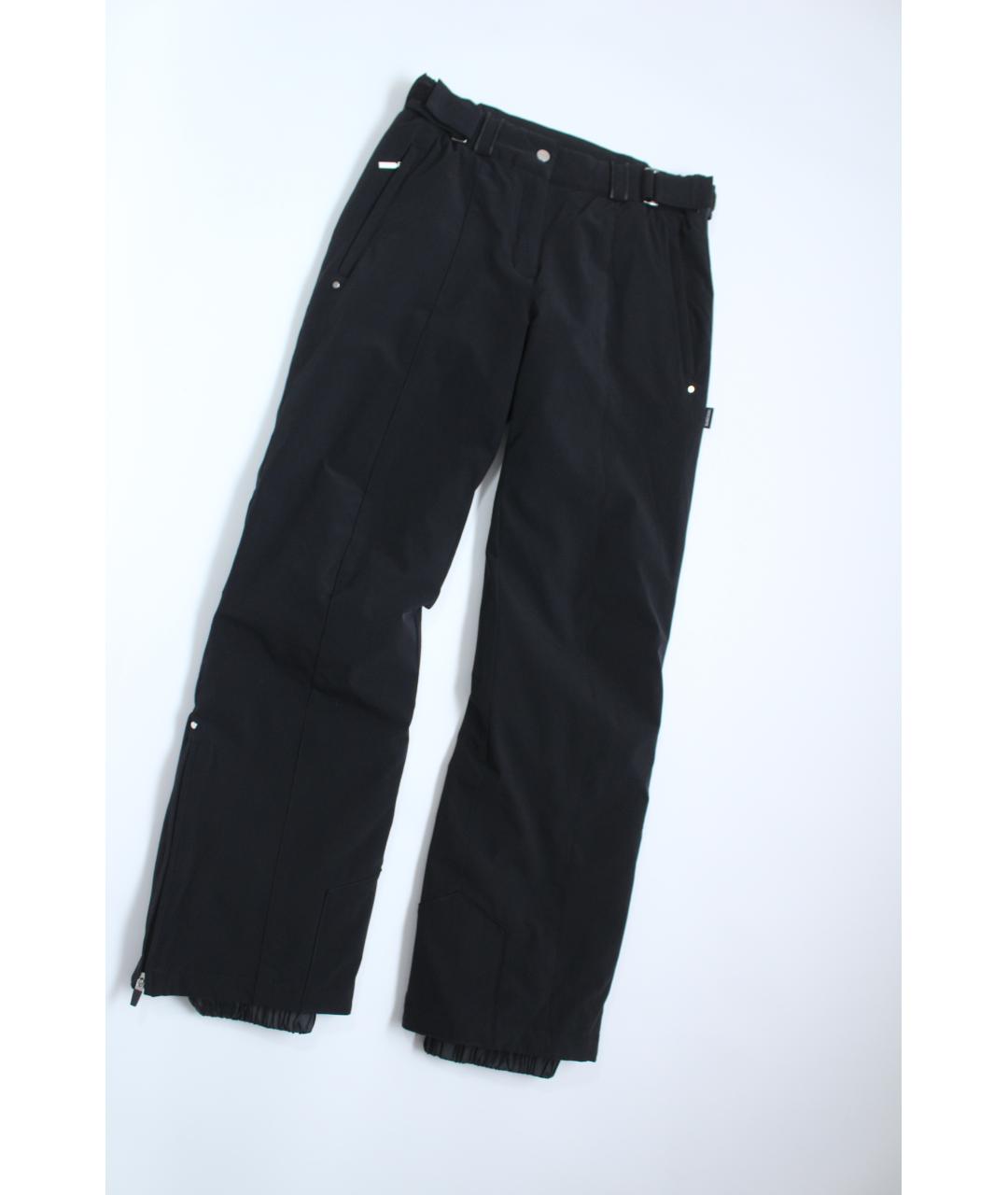 DESCENTE Черные полиэстеровые спортивные брюки и шорты, фото 2