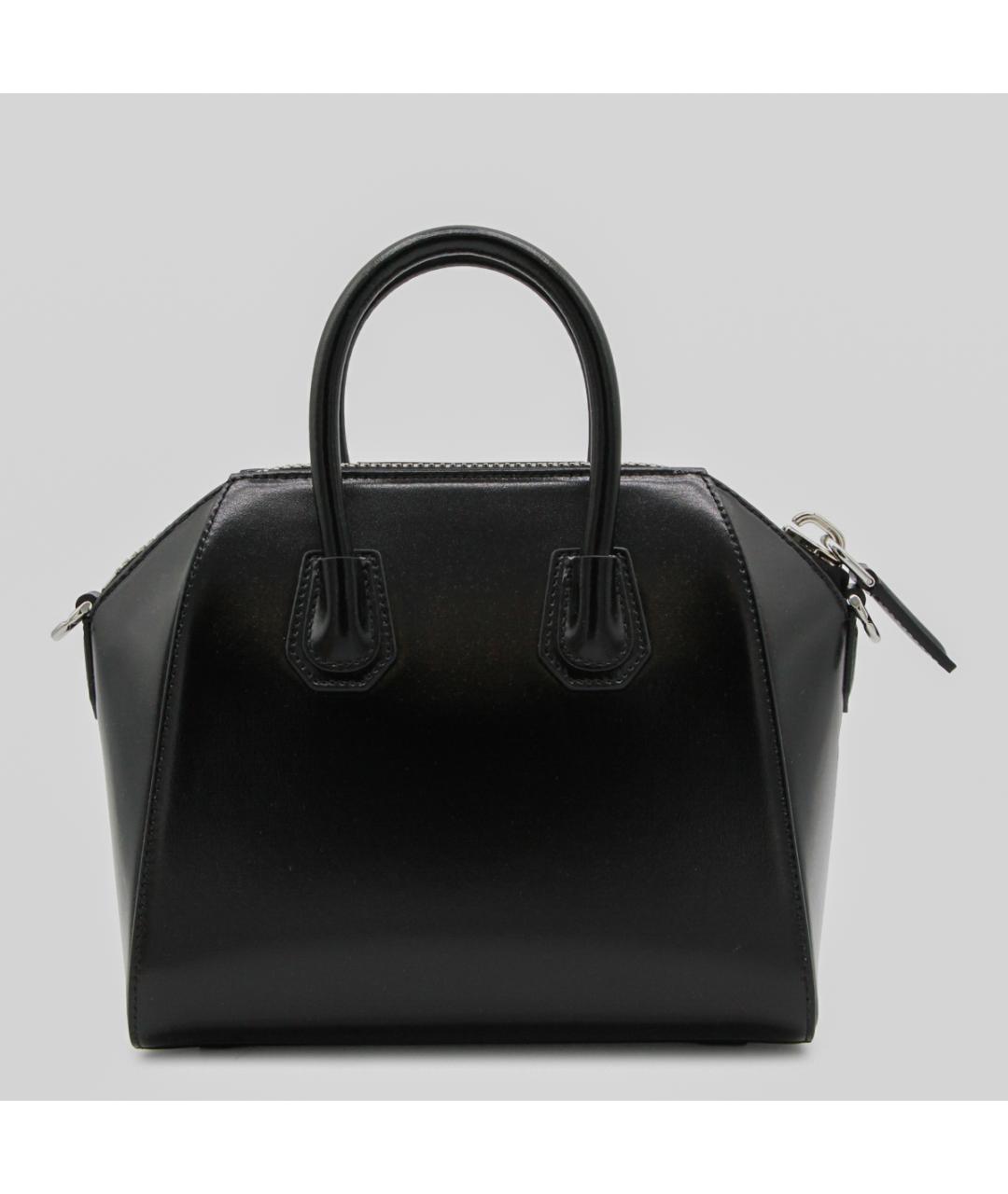 GIVENCHY Черная кожаная сумка тоут, фото 2