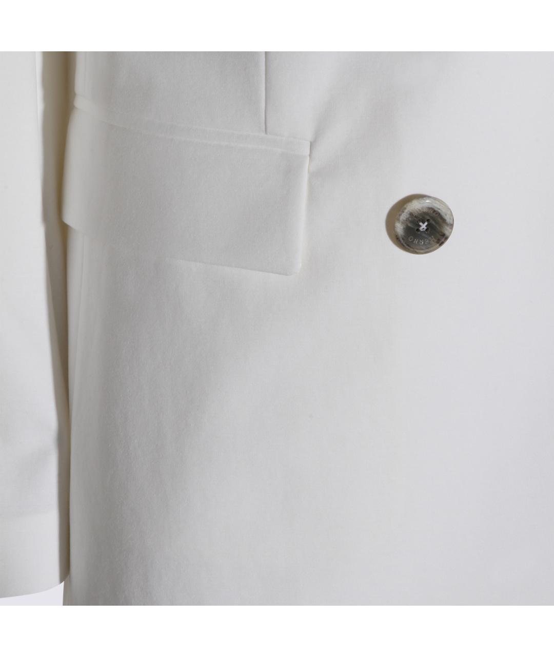 HERNO Белый хлопковый жакет/пиджак, фото 3