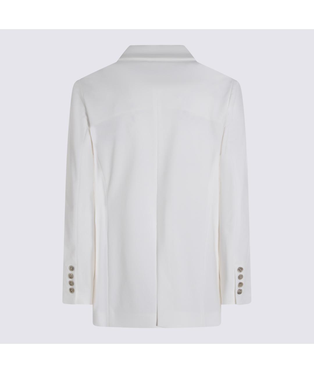 HERNO Белый хлопковый жакет/пиджак, фото 2