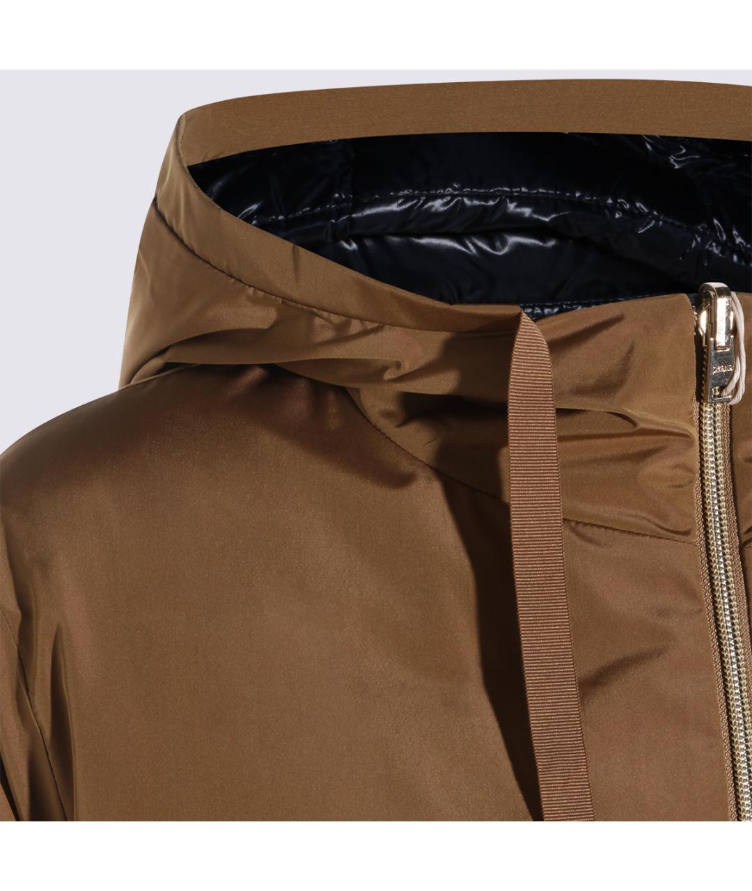 HERNO Коричневая полиамидовая куртка, фото 3