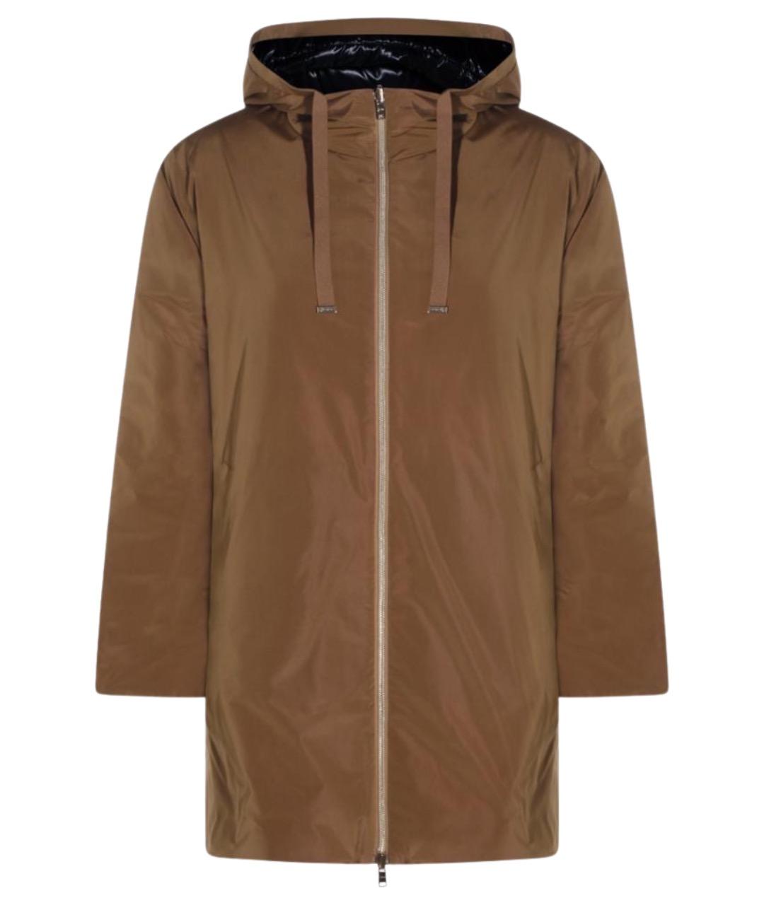 HERNO Коричневая полиамидовая куртка, фото 1