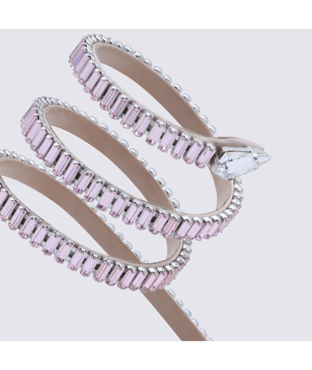 RENE CAOVILLA Мульти кожаные босоножки, фото 4