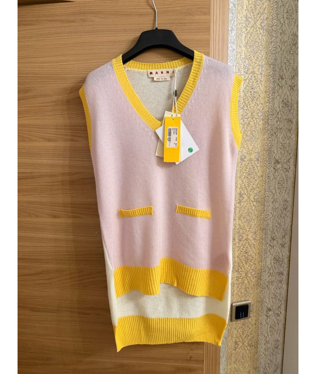 MARNI Мульти кашемировая жилетка, фото 8