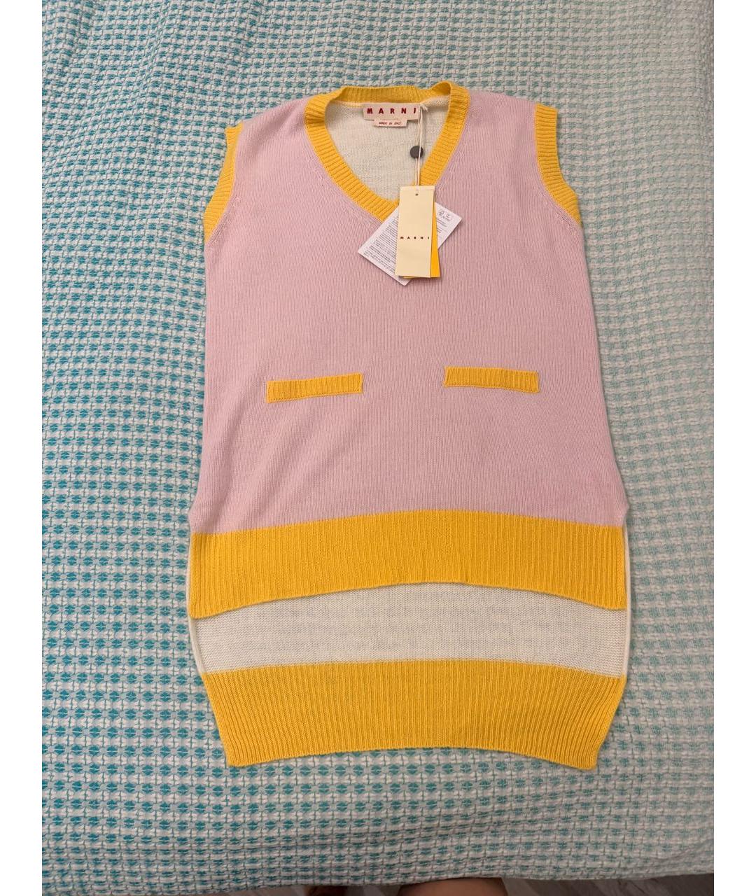 MARNI Мульти кашемировая жилетка, фото 2