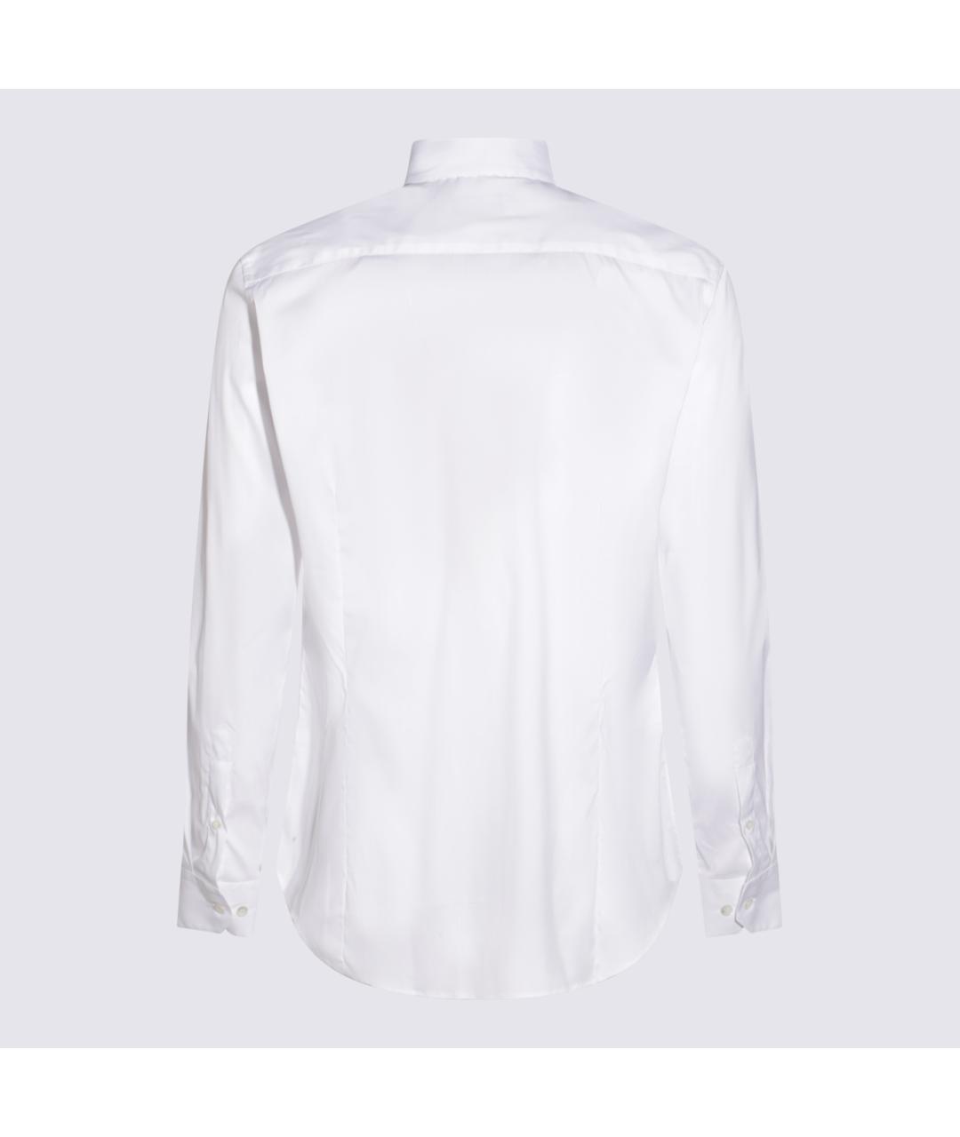 GIORGIO ARMANI Белая хлопковая классическая рубашка, фото 2