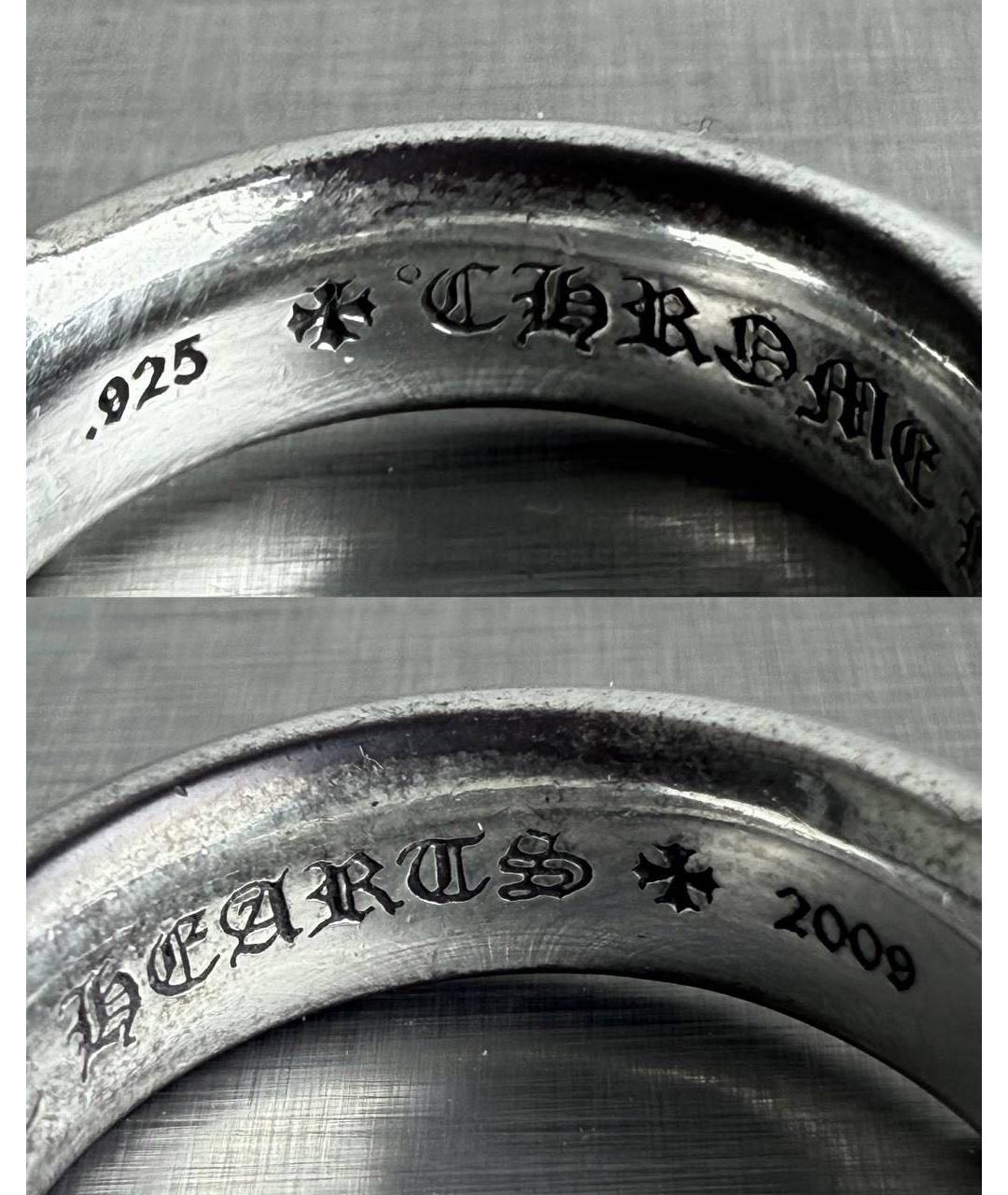 CHROME HEARTS Серебряное серебряное кольцо, фото 6