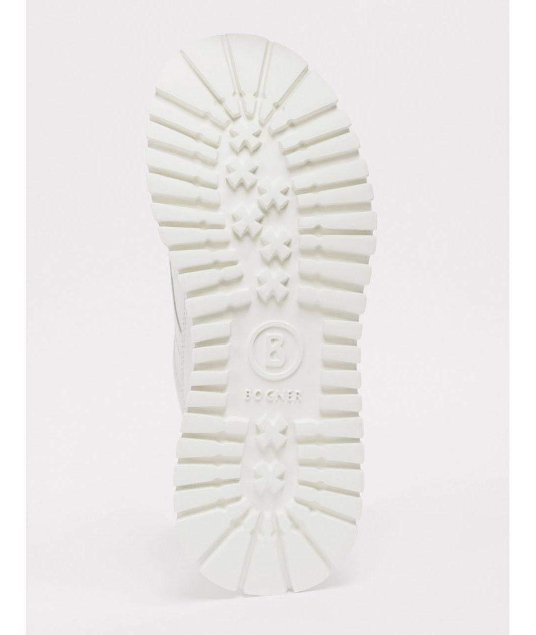 BOGNER Белые кожаные кроссовки, фото 6