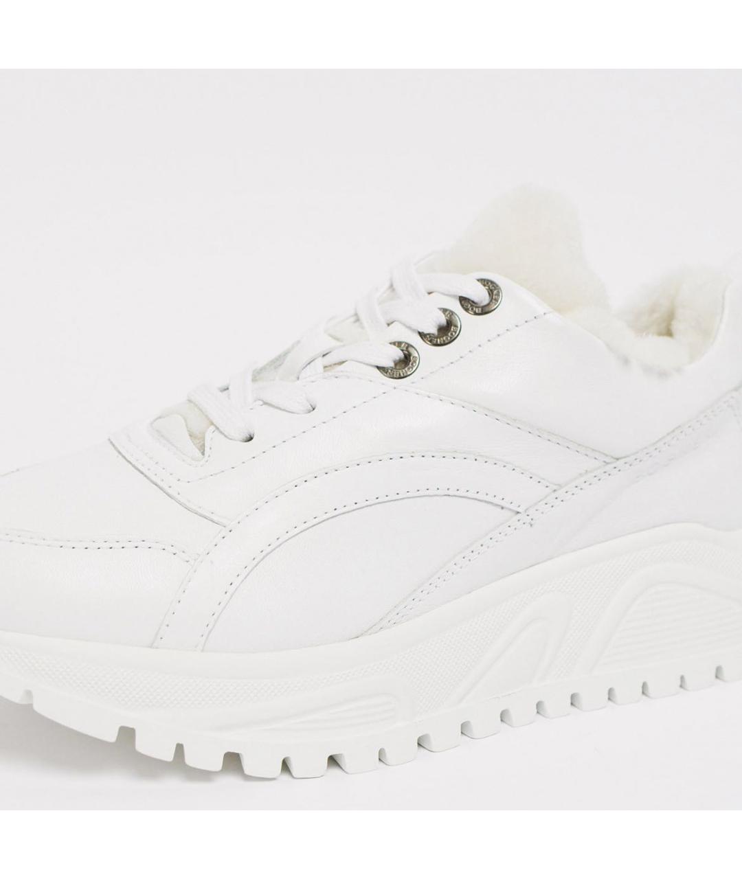 BOGNER Белые кожаные кроссовки, фото 7