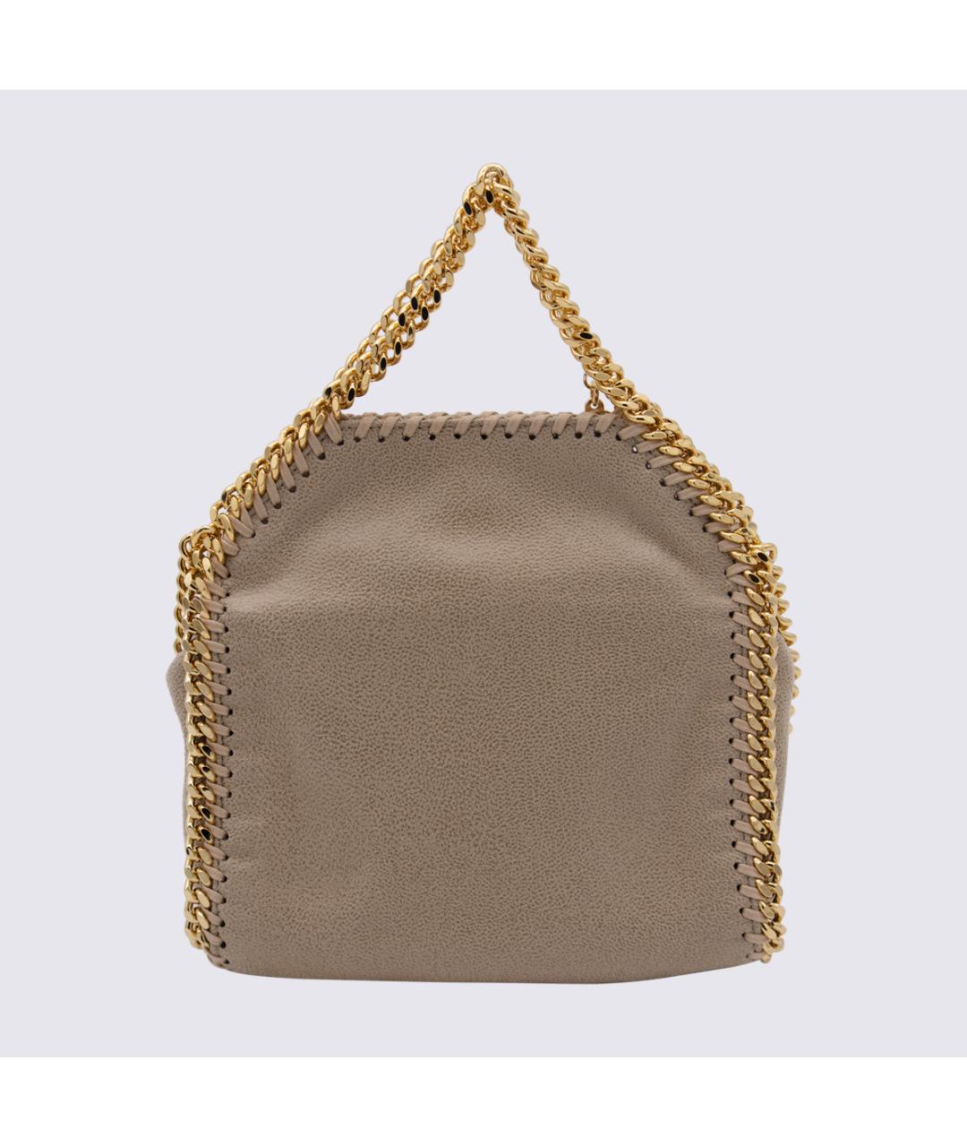 STELLA MCCARTNEY Бежевая сумка через плечо из искусственной кожи, фото 2