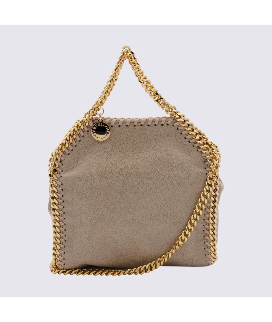 STELLA MCCARTNEY Бежевая сумка через плечо из искусственной кожи, фото 3