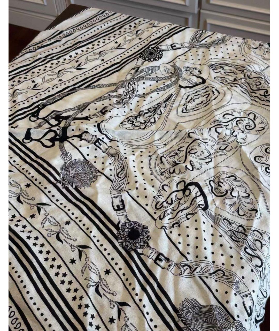 HERMES Мульти кашемировый платок, фото 5