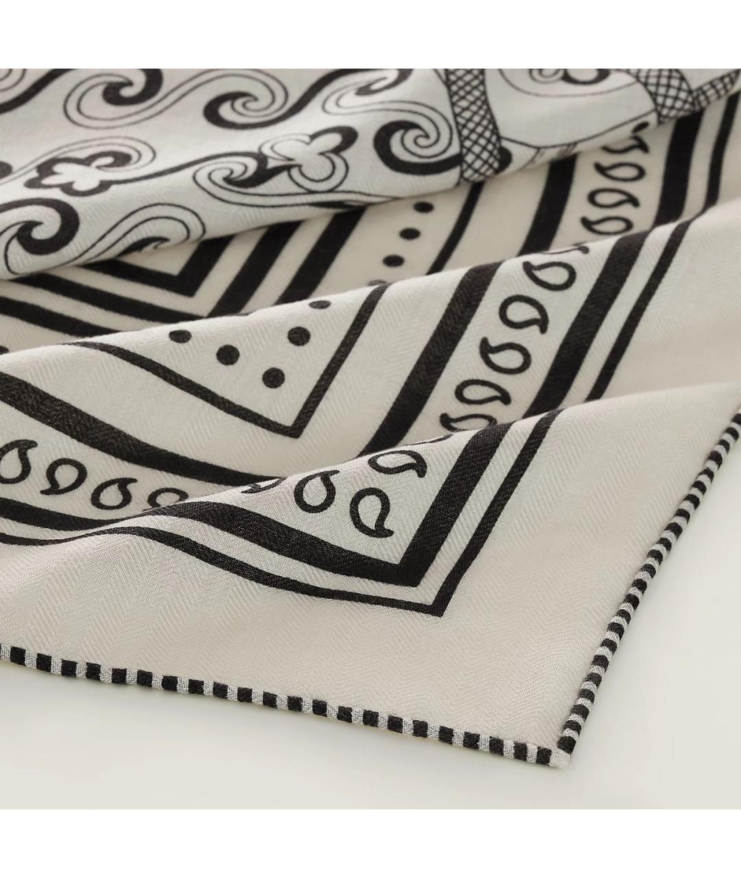 HERMES Мульти кашемировый платок, фото 2