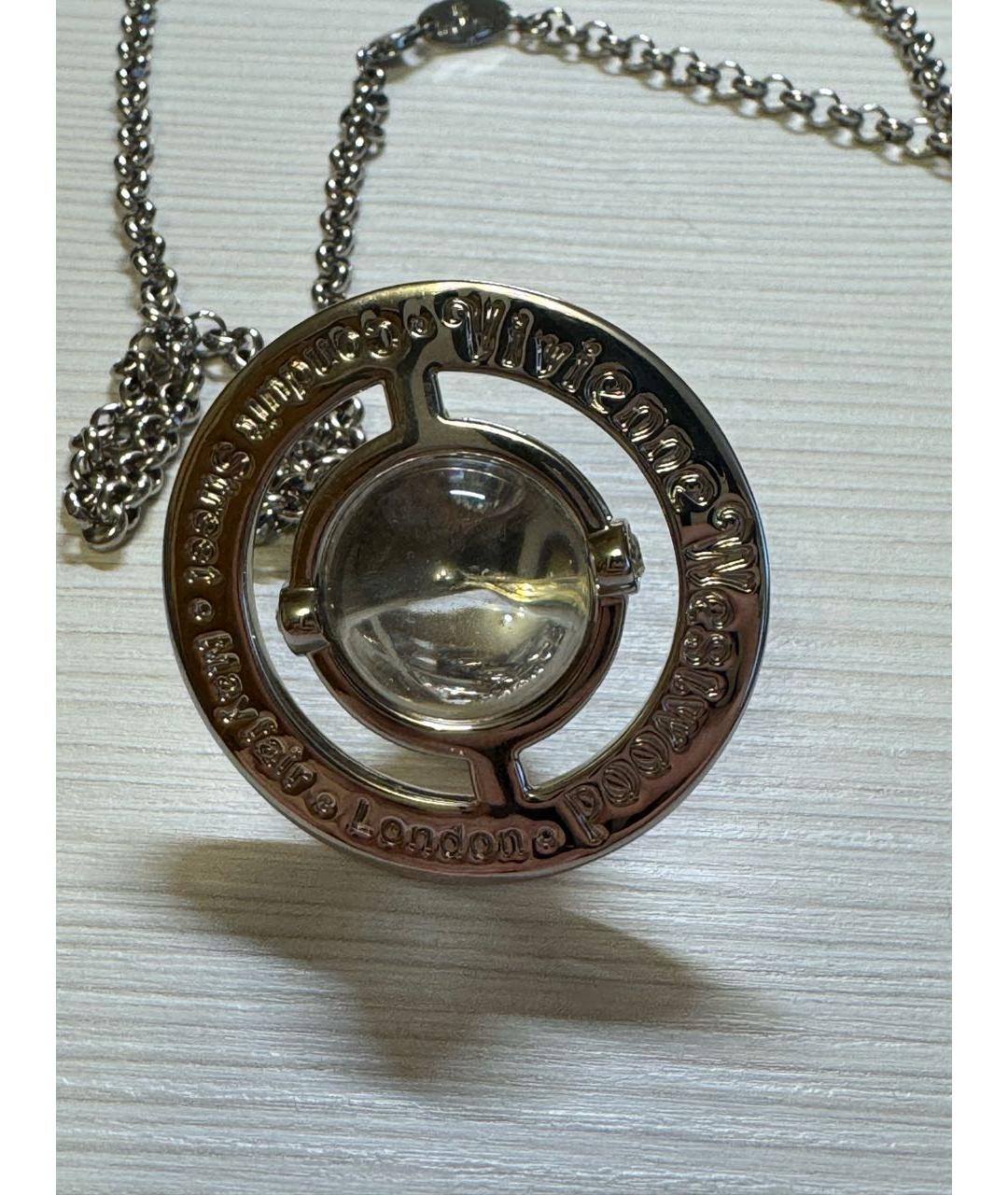 VIVIENNE WESTWOOD Белая стеклянная подвеска, фото 3