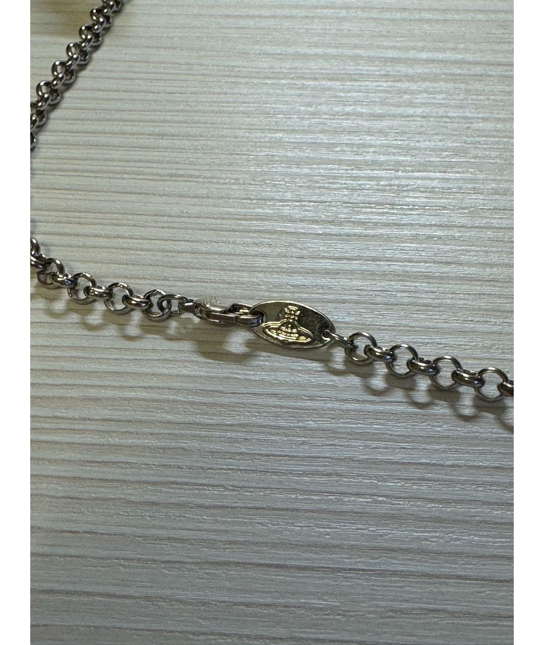 VIVIENNE WESTWOOD Белая стеклянная подвеска, фото 4