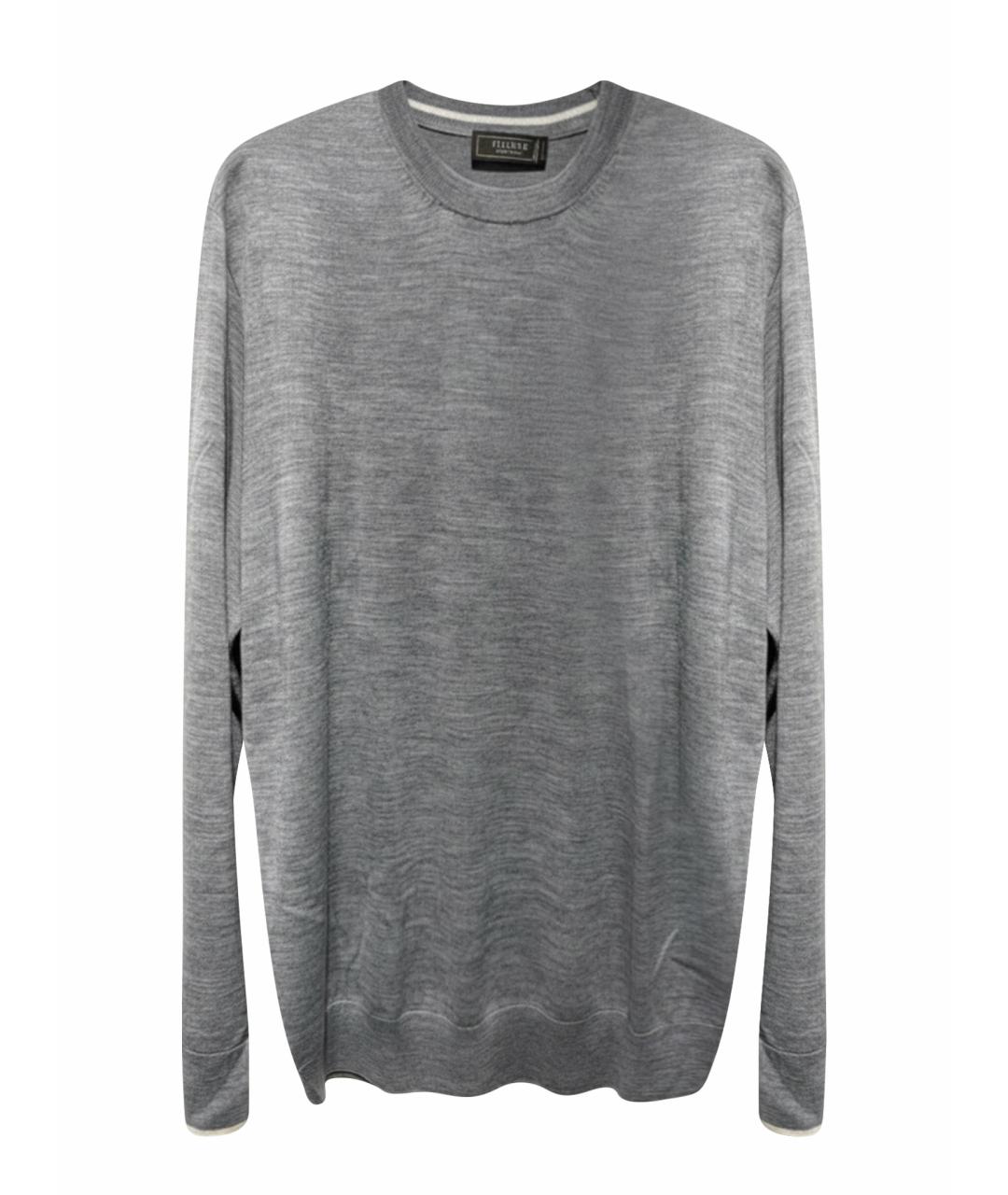 PESERICO Серый шерстяной джемпер / свитер, фото 1