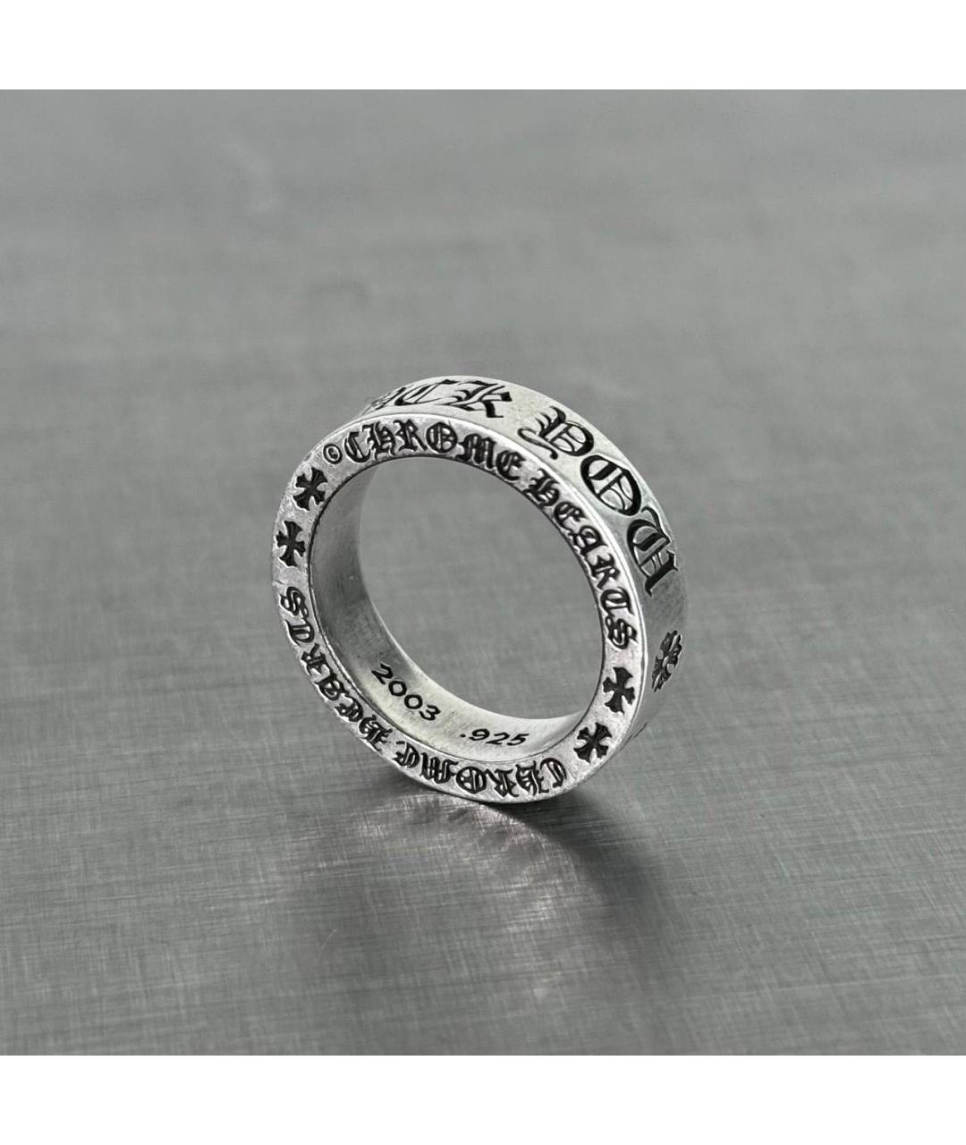 CHROME HEARTS Серебряное серебряное кольцо, фото 2